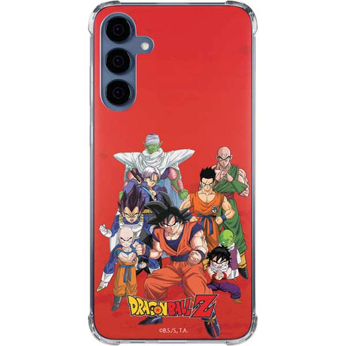 Dragon Ball Z Group Galaxy A35 5G Clear Case